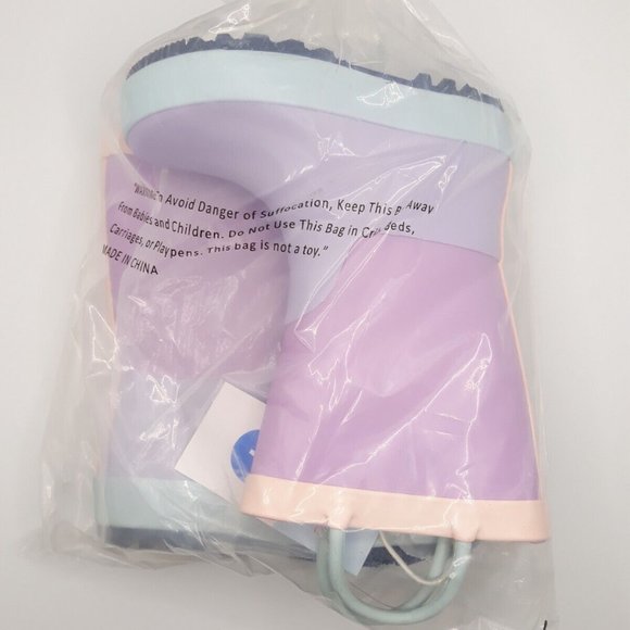 Toddler Girls Ali Colorblock Rain Boots - Cat and Jack (Purple) "Size 9" - NEW!! - Picture 5 of 5